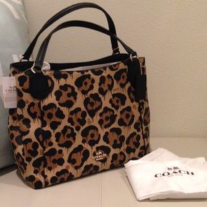 Coach Wild Beast Ocelots Satchel NWOT SOLD